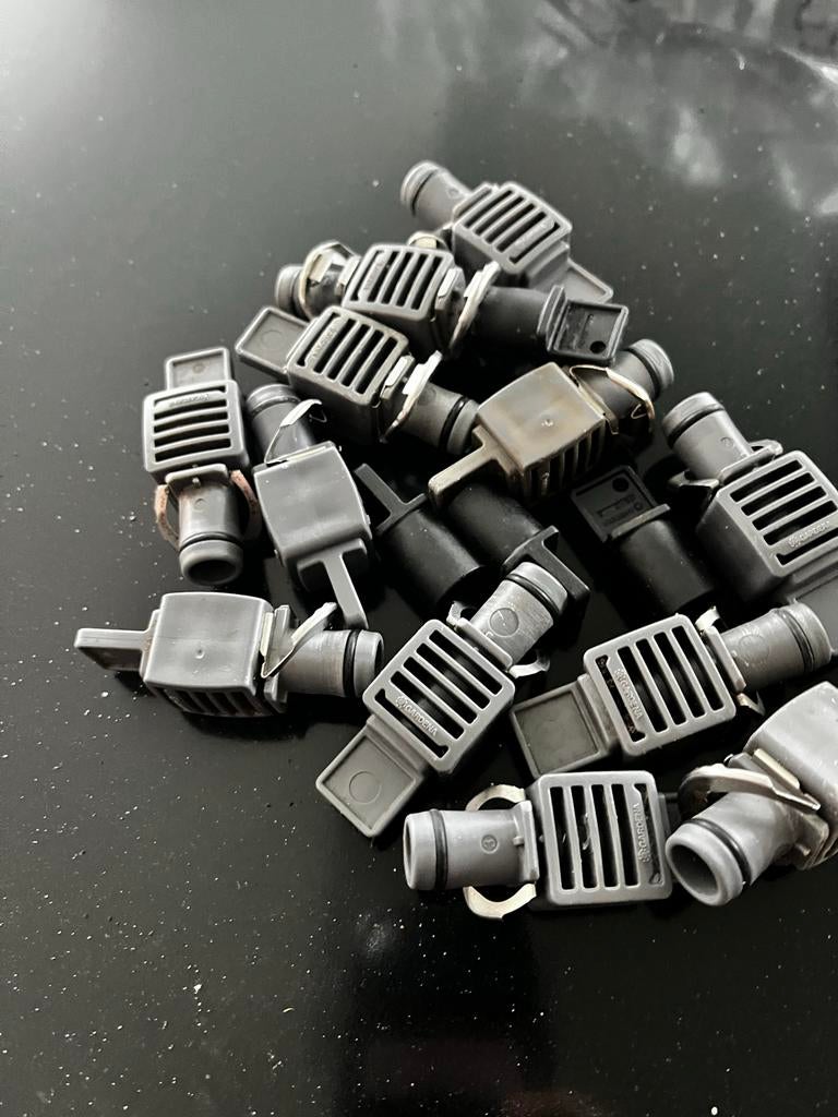 Gardena 13 mm Eindstop - 15 stuks, Ophalen of Verzenden, Gebruikt