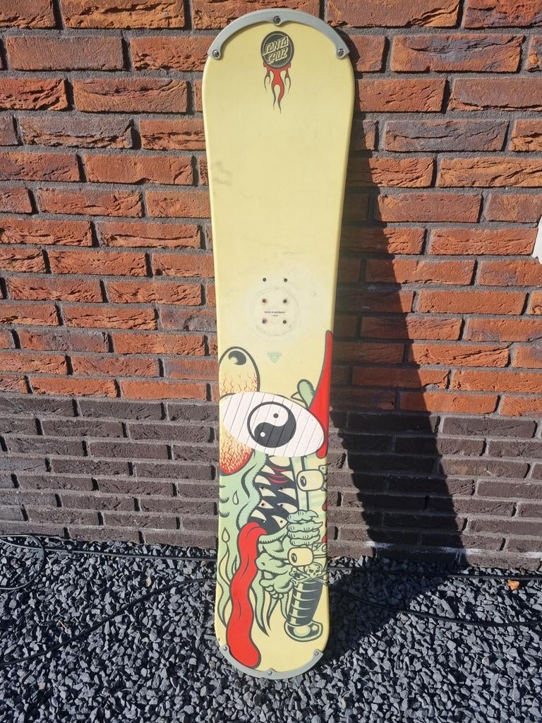 Kinder Snowboard - Santa Cruz 134 cm, Sport en Fitness, Snowboarden, Ophalen, Gebruikt, Board