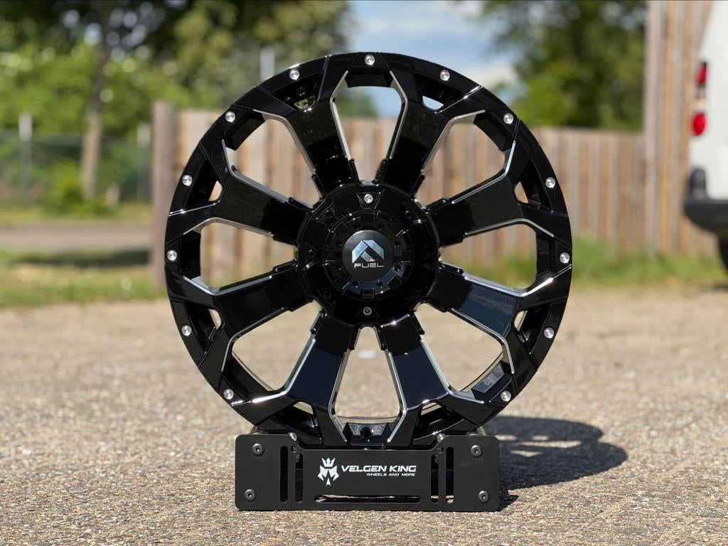 5x127 20 Inch Velgen FUEL Look Past op Dodge Ram Jeep Etc, Auto-onderdelen, Banden en Velgen, Ophalen of Verzenden, Nieuw, 20 inch
