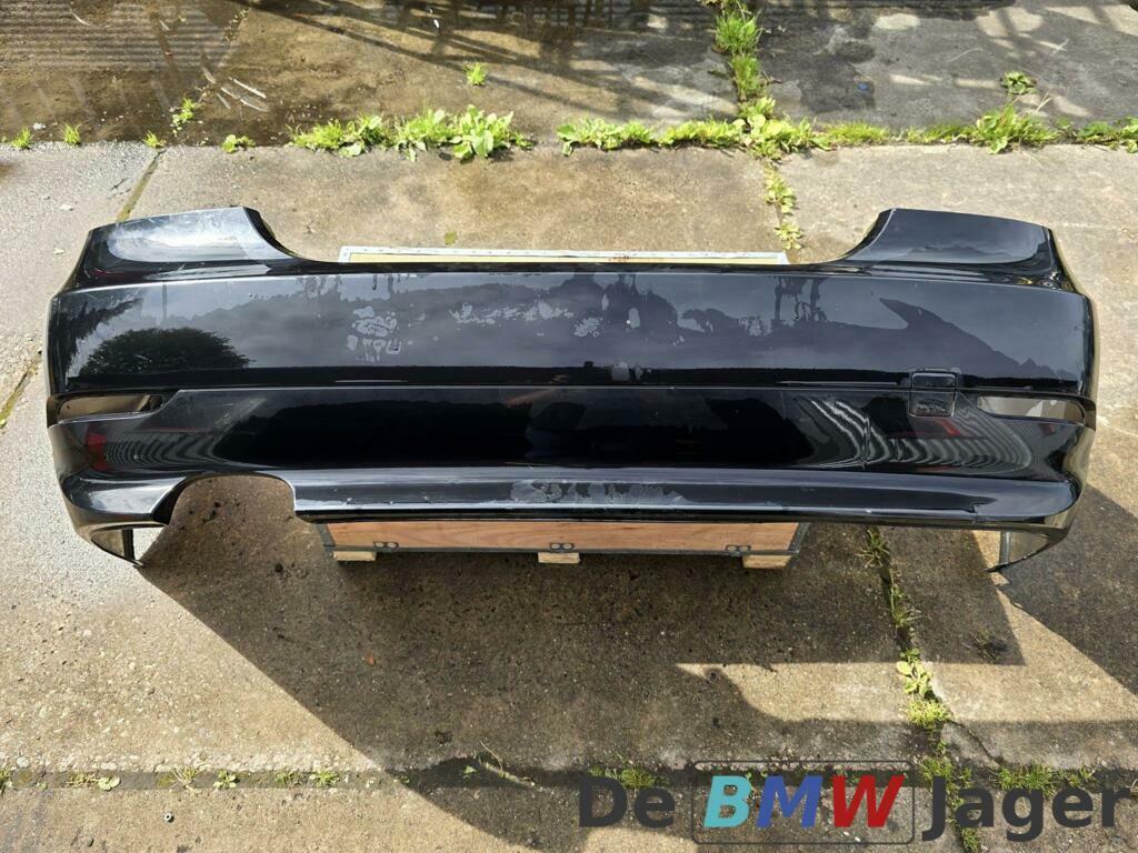 Achterbumper zwart BMW 5-serie E60 51120149317, Gebruikt, Ophalen of Verzenden, Achter, Bumper