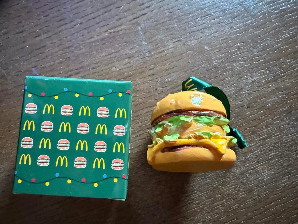 McDonald's Hamburger kerstbal - Nieuw, Ophalen of Verzenden, Nieuw