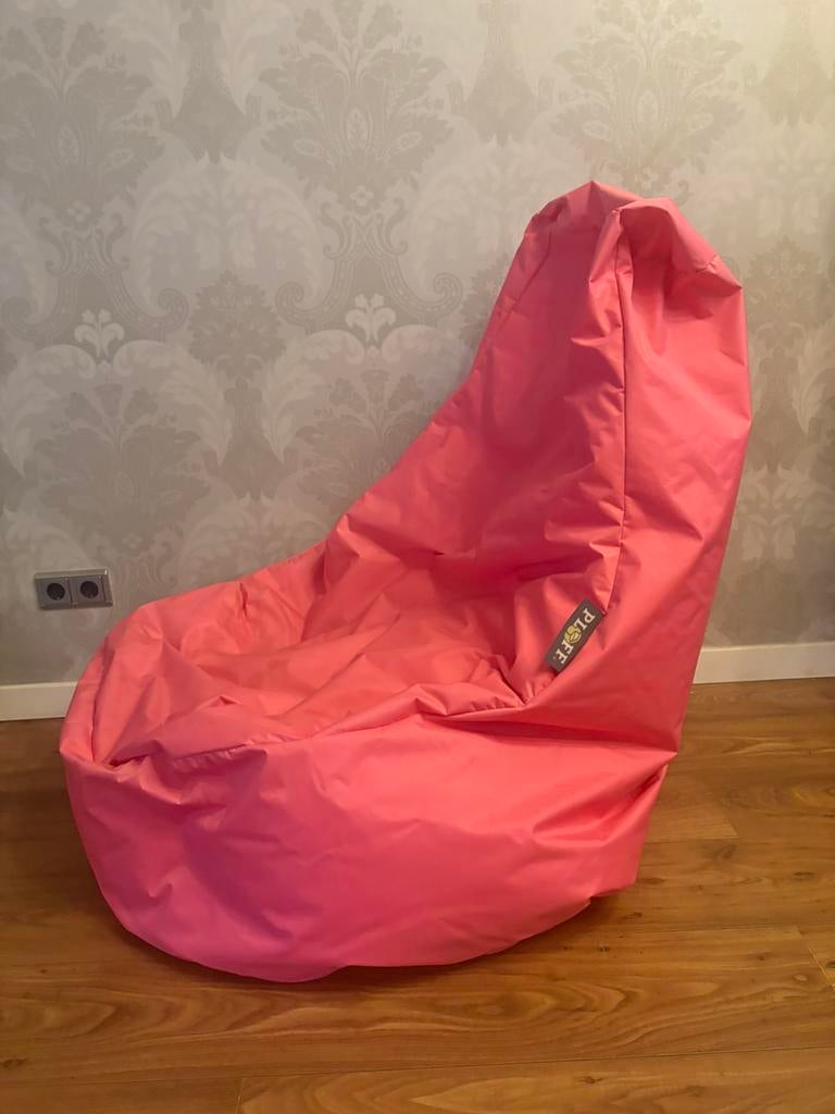 Roze zitzak van ploff, Huis en Inrichting, Zitzakken, Ophalen, Gebruikt, Roze, Zitzak