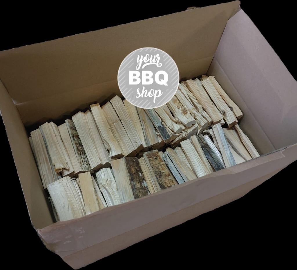 Premium Aanmaakhout ca. 17KG in doos kachel bbq pizzaoven, Minder dan 3 m³, Ophalen of Verzenden, Overige houtsoorten, Blokken