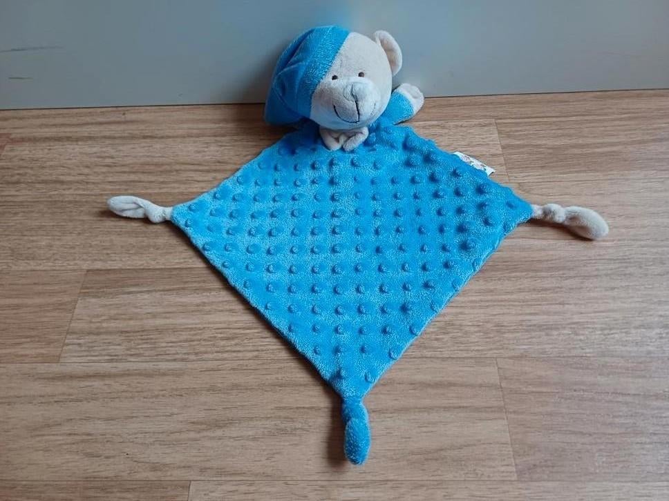 Doekje knuffeldoekje gamberrito's beer beertje blauw, Ophalen of Verzenden, Zo goed als nieuw