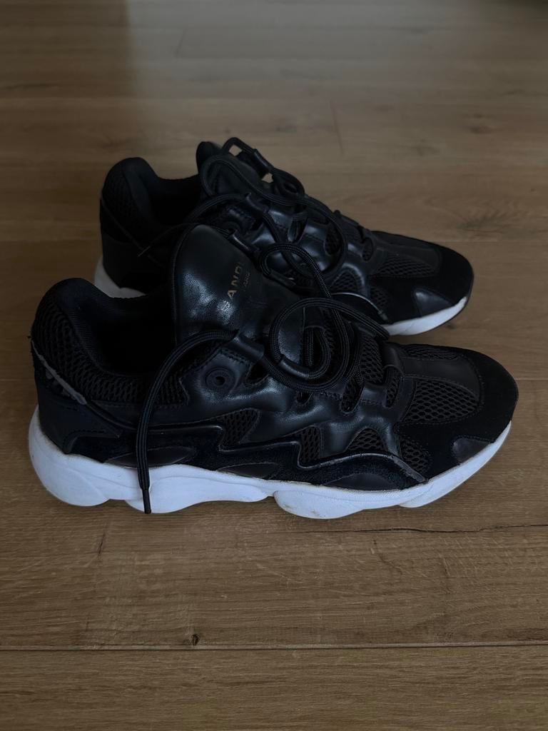 Zwarte Sandro Sneakers - Maat 42, Zwart, Ophalen of Verzenden, Sneakers of Gympen, Gedragen
