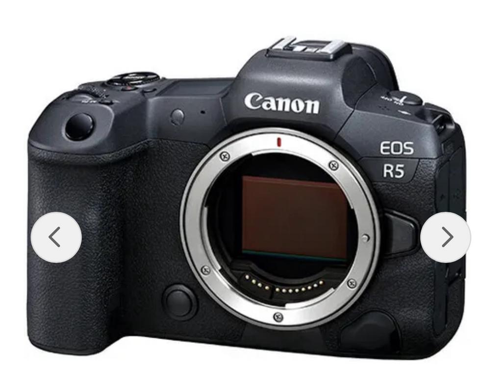 Foto 2 van Canon EOS R5 body Geseald  factuur + Garantie