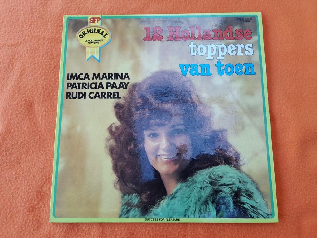 12 Hollandse Toppers van toen, Ophalen of Verzenden, Gebruikt, 12 inch, Levenslied of Smartlap