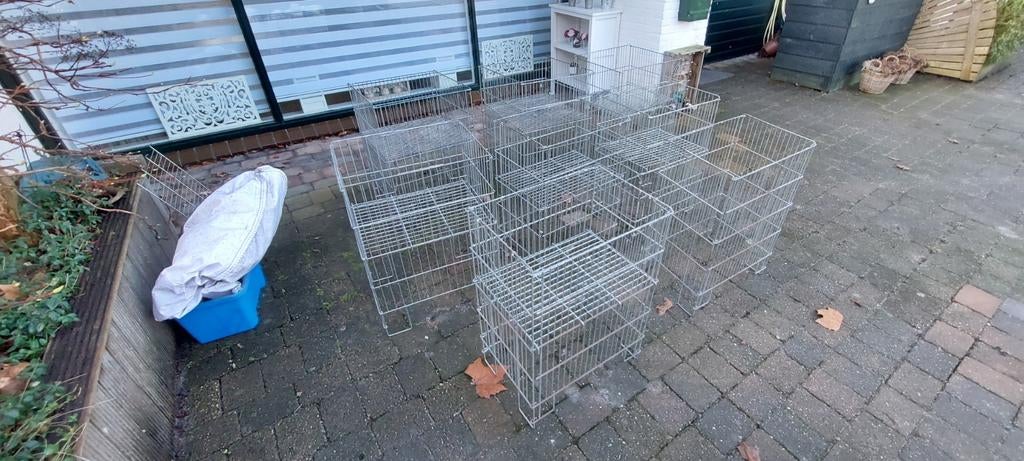 7 draadmanden ideaal voor op de markt of braderie, Ophalen of Verzenden