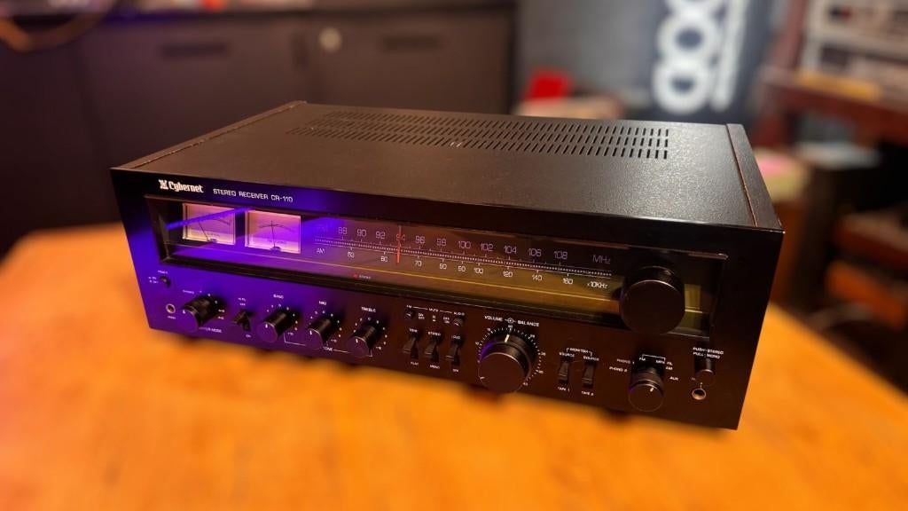 CYBERNET CR-110 • jaren '70 VINTAGE MONSTER RECEIVER, Overige merken, MADE IN JAPAN, Refurbished, Ophalen of Verzenden