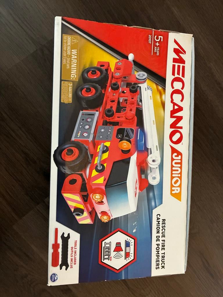 Meccano Junior Brandweerauto - Complete Set, Kinderen en Baby's, Ophalen of Verzenden, Nieuw