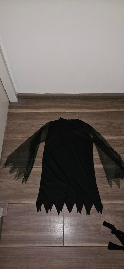 Heksenjurk - Verkleedkleding, Ophalen of Verzenden, Zo goed als nieuw, 122 t/m 128, Meisje