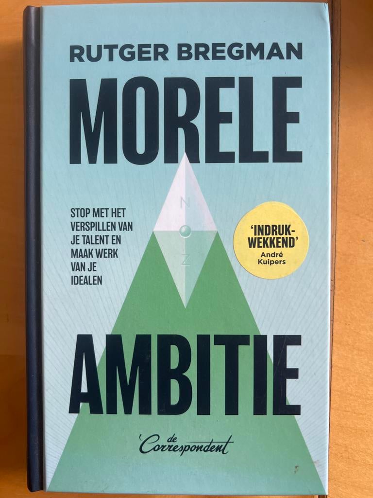 Morele Ambitie - Rutger Bregman, Ophalen of Verzenden, Nieuw, Overige onderwerpen
