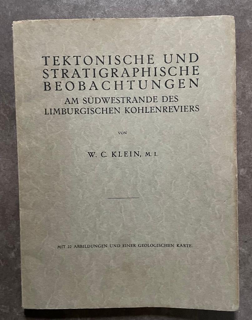 Beobachtungen am Südwestrande Limburgischen Kohlenreviers, Ophalen of Verzenden, Gelezen, Diverse auteurs, Natuurwetenschap