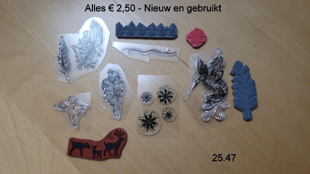 Stempels setjes, Doe-het-zelf en Verbouw, Metalen, Ophalen of Verzenden, Zo goed als nieuw