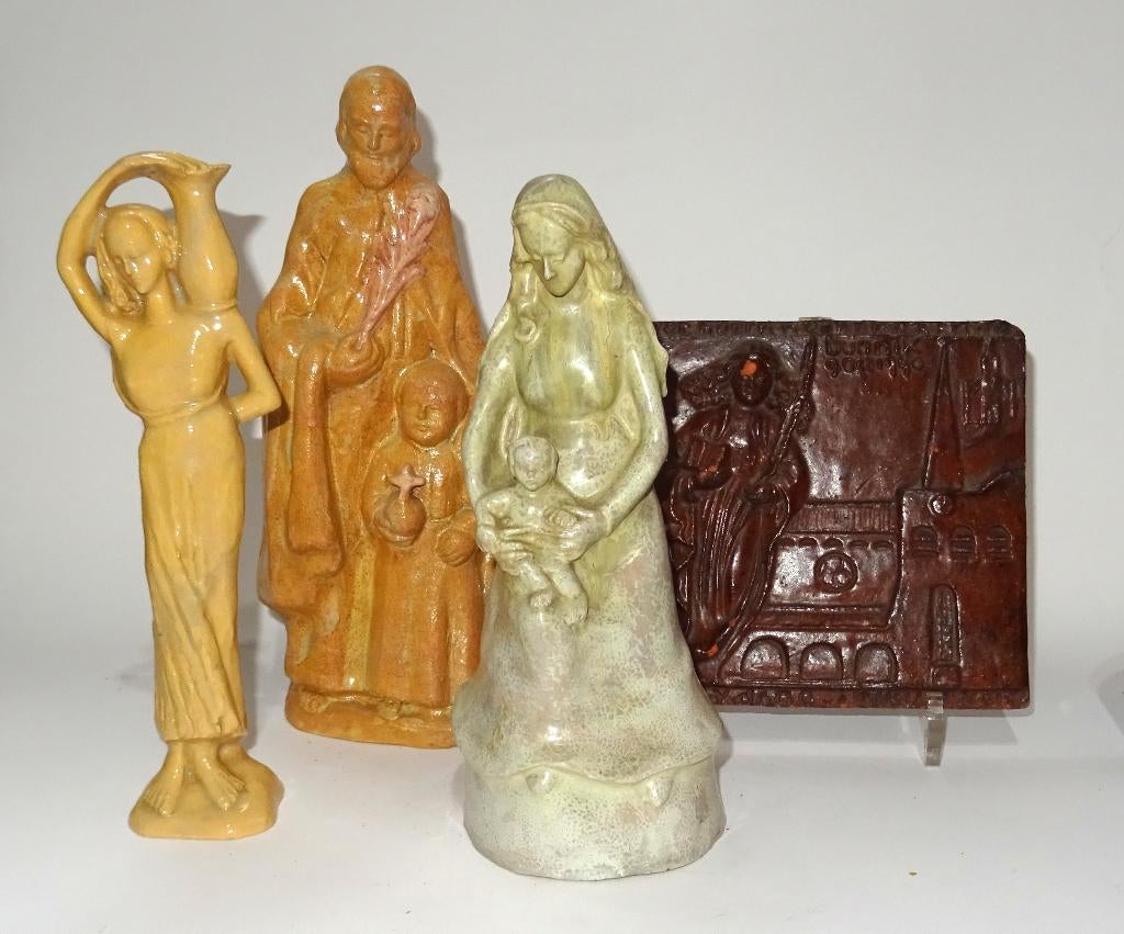 Steph ( Stef ) Uiterwaal - Madonna met kind en meer, Antiek en Kunst, Antiek | Keramiek en Aardewerk, Ophalen of Verzenden