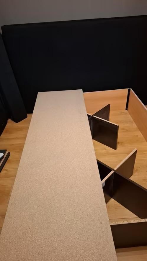 Ombouw bed/waterbed, Ophalen, 210 cm, Tweepersoons, Zo goed als nieuw
