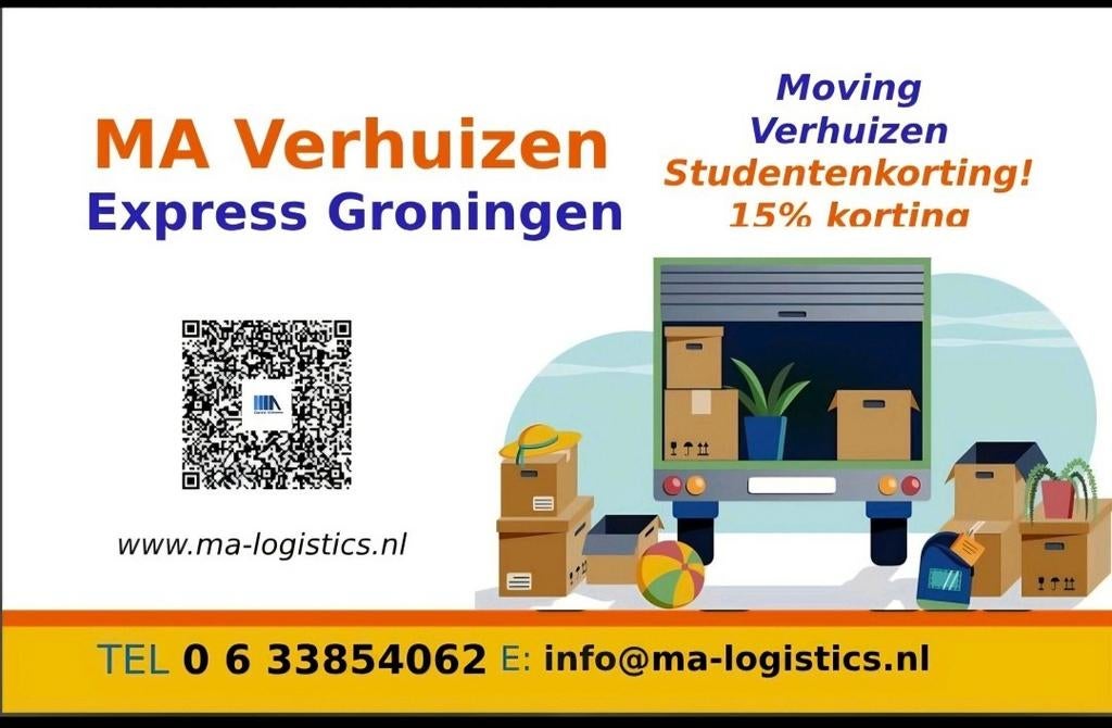 ✅ Verhuizen/moving  24/7 goedkoop – Groningen Assen Drachten, Diensten en Vakmensen, Verhuizers en Opslag, Inpakservice, Opslag