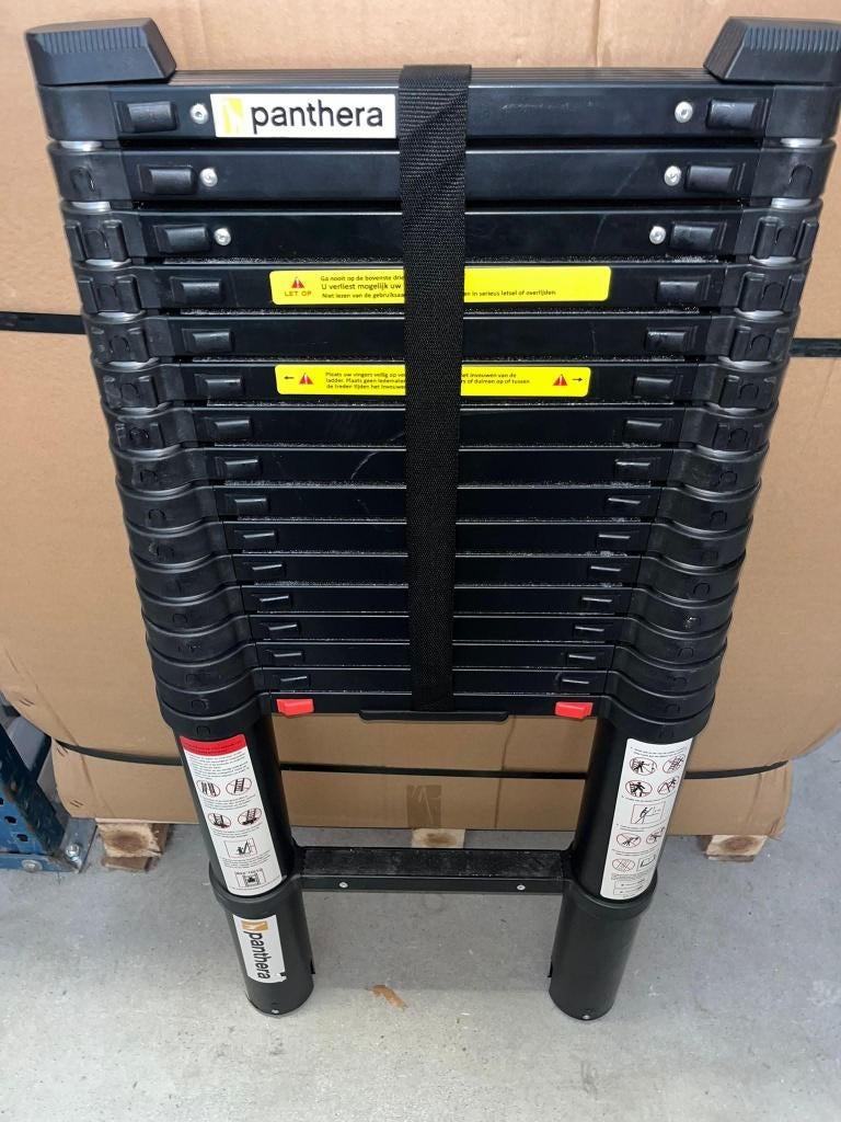 Panthera Telescoopladder 5,2m (#15), Ophalen, Gebruikt, Ladder, Opvouwbaar of Inschuifbaar