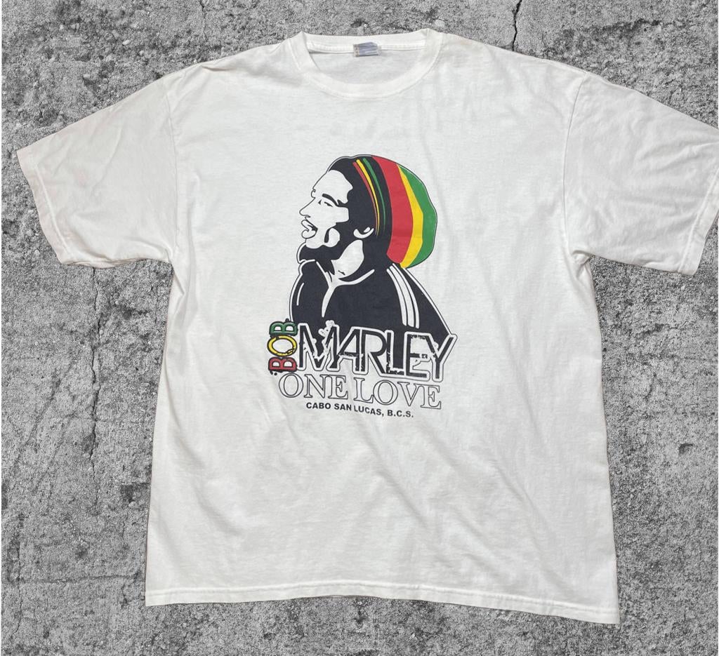 T-shirt Bob Marley, One Love maat XL A-022, Vintage, Verzenden, Vintage, Maat 56/58 (XL)