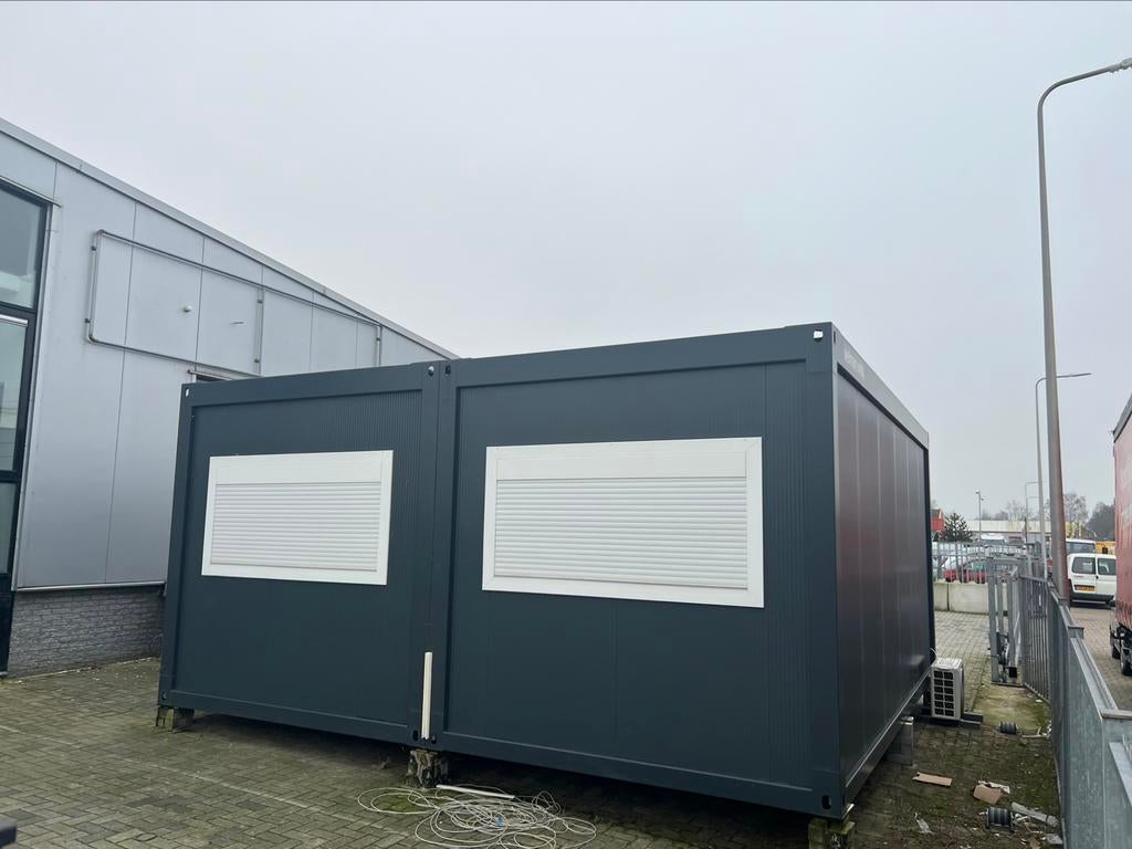 Te huur, kantoorunit van 6 x 6 M met airco., Zakelijke goederen, Machines en Bouw | Keten en Containers, Ophalen of Verzenden