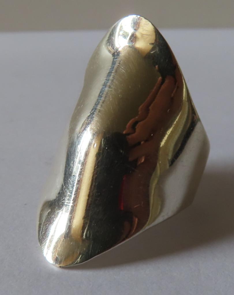 Koopje! Zilveren modernistische ring( no 30) incl verzenden, 18 tot 19, Verzenden, Zo goed als nieuw, Dame