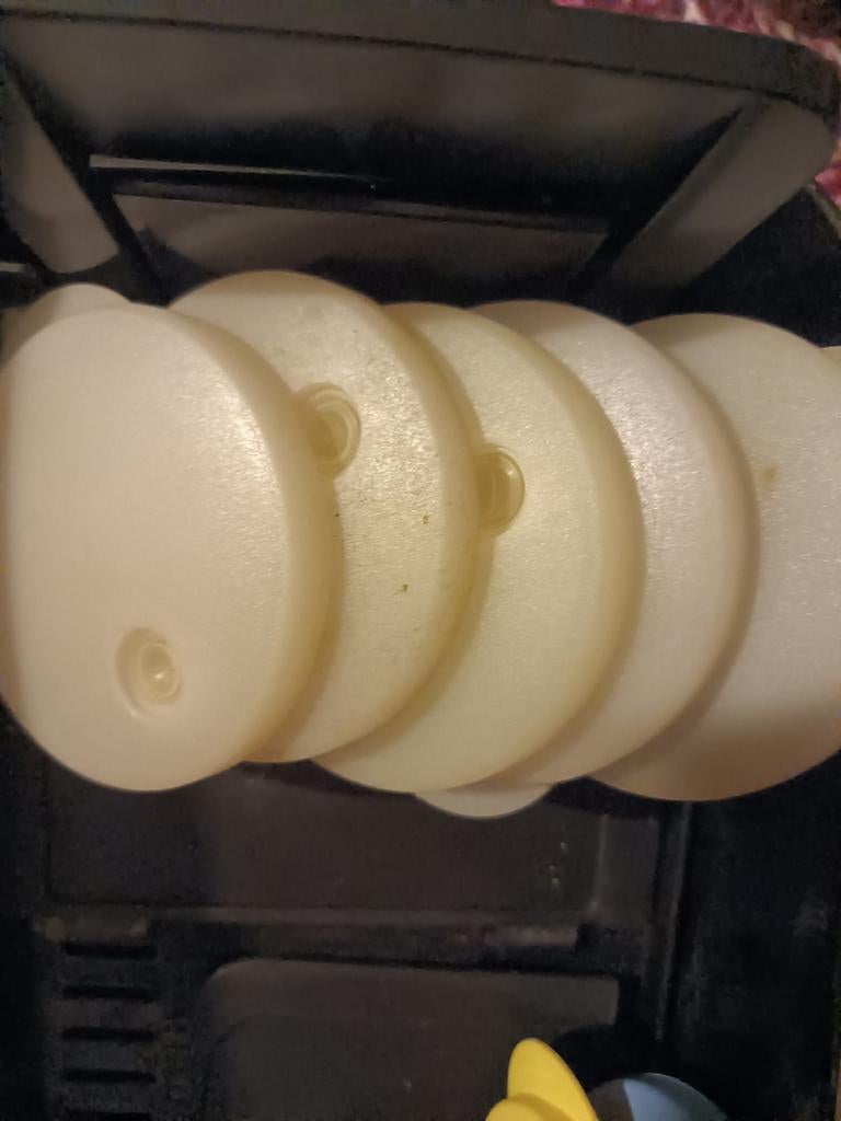 5 Tupperware Rietjesdeksels van de Trendy bekers., Huis en Inrichting, Keuken | Tupperware, Ophalen of Verzenden, Beker of Kan
