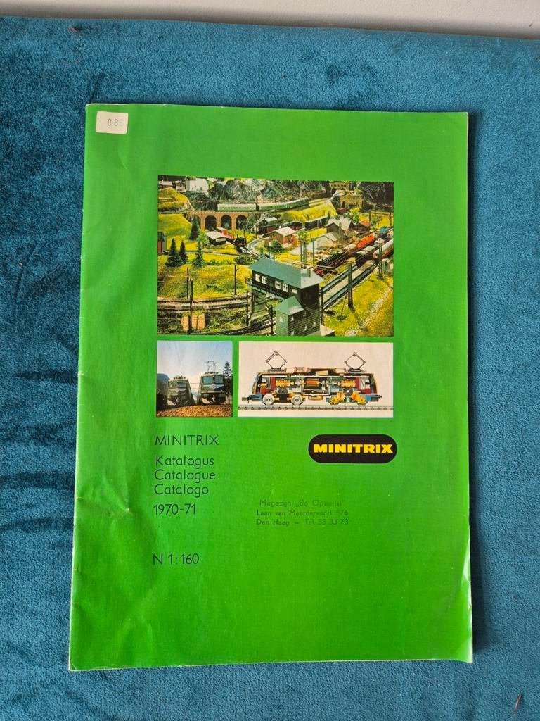 Minitrix catalogus 1970-71, Ophalen of Verzenden, Zo goed als nieuw, 1800 tot 2000, Landkaart