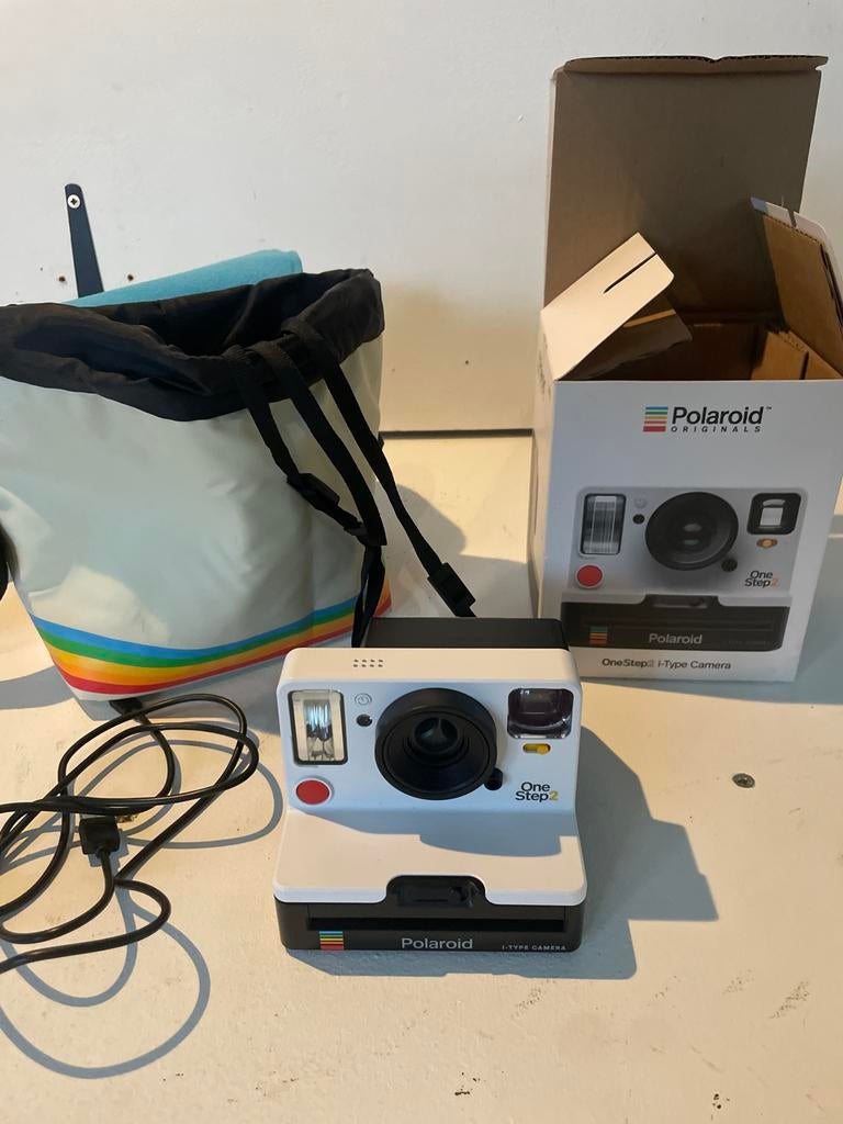 Polaroid OneStep 2 VF met draagtas en originele doos, Audio, Tv en Foto, Fotocamera's Digitaal, Zo goed als nieuw, Compact, Overige Merken