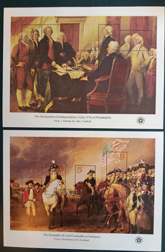 USA postal service - 4 vellen met zegels postfris., Ophalen of Verzenden, Noord-Amerika, Setje