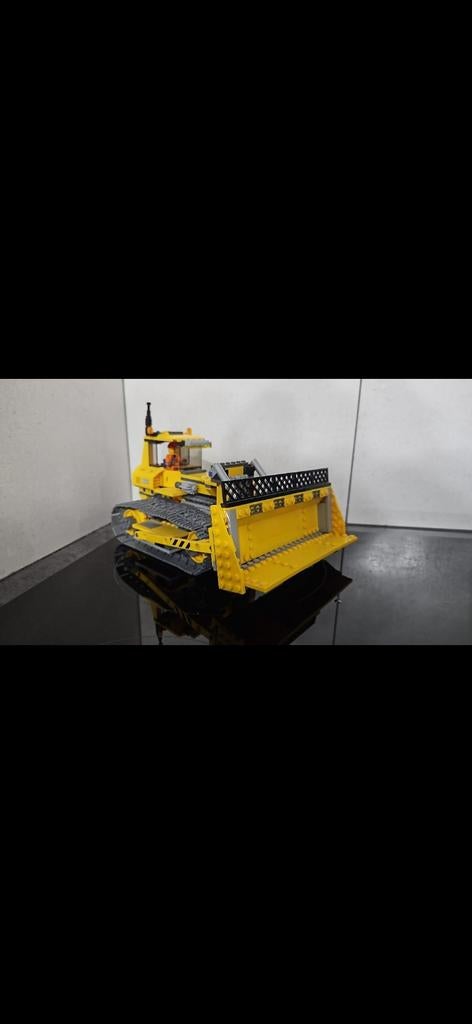 Lego 7685 Bulldozer - Zonder boekje, Ophalen of Verzenden, Gebruikt, Complete set, Lego