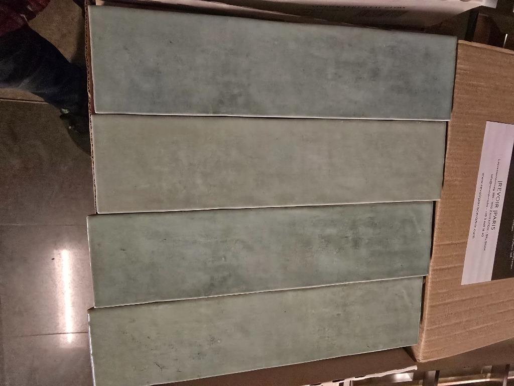 Wandtegels atelier vert deal gloss  2.56 m2, Ophalen, Nieuw, Minder dan 20 cm, Minder dan 5 m²