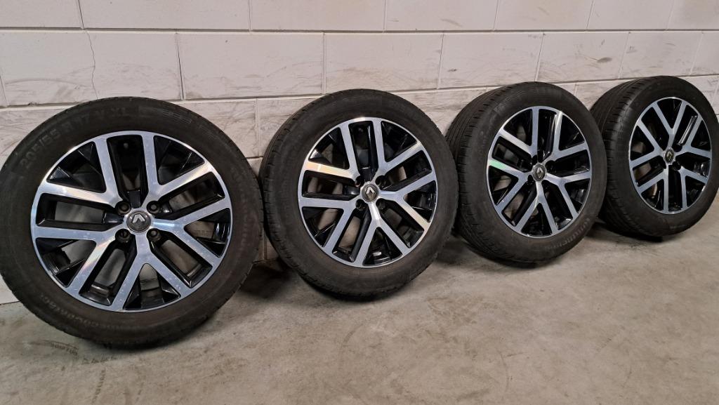 Bi-color lichtmetalen velgen Renault Captur Dogger 205/55/17, Gebruikt, Banden en Velgen, 17 inch, Personenwagen