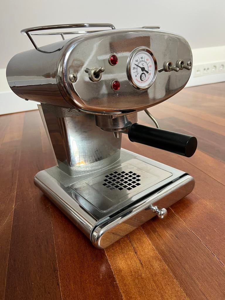 Francis Francis X1 espresso machine, 1 kopje, Ophalen of Verzenden, Espresso apparaat, Afneembaar waterreservoir