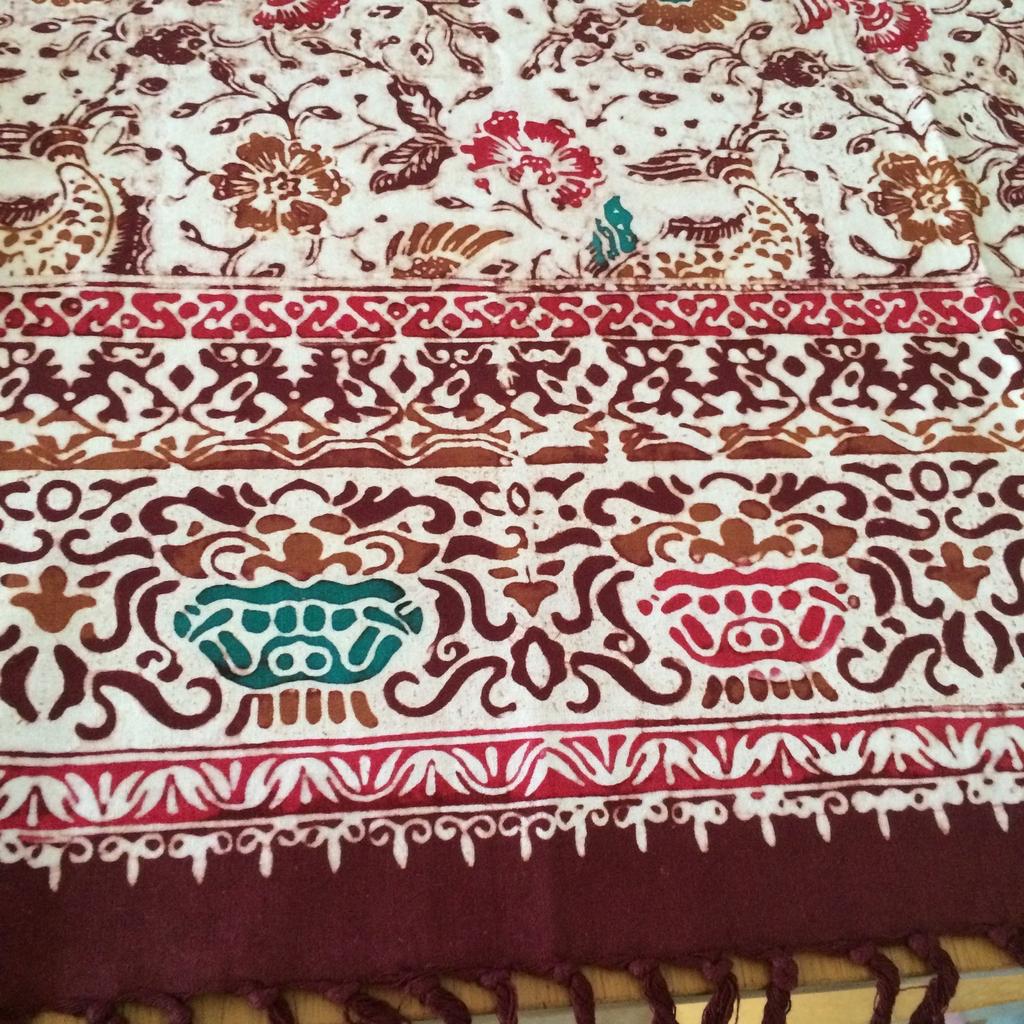 Langwerpige batik tafels kleed nieuw, Ophalen of Verzenden, Nieuw