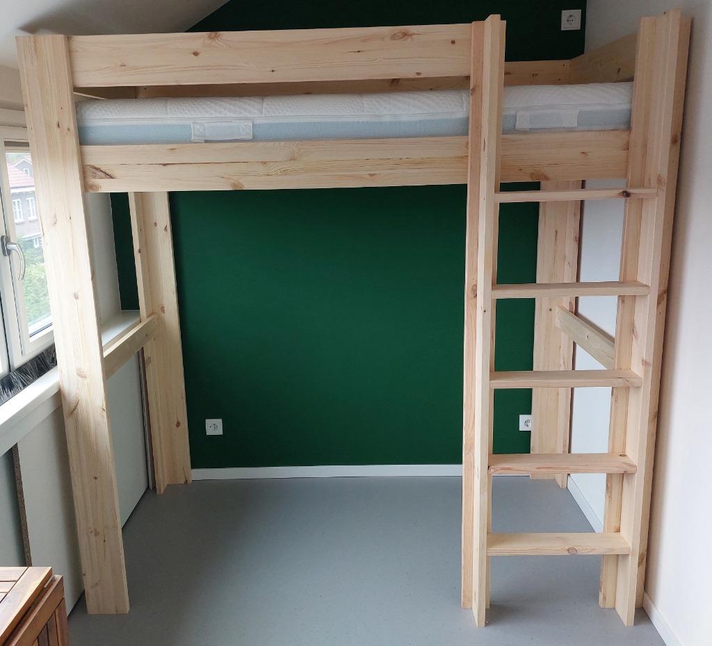 NIEUW Hoogslapers en stapelbedden INCL matras én MONTAGE, Hoogslaper, Eenpersoons, 160 tot 180 cm, Nieuw
