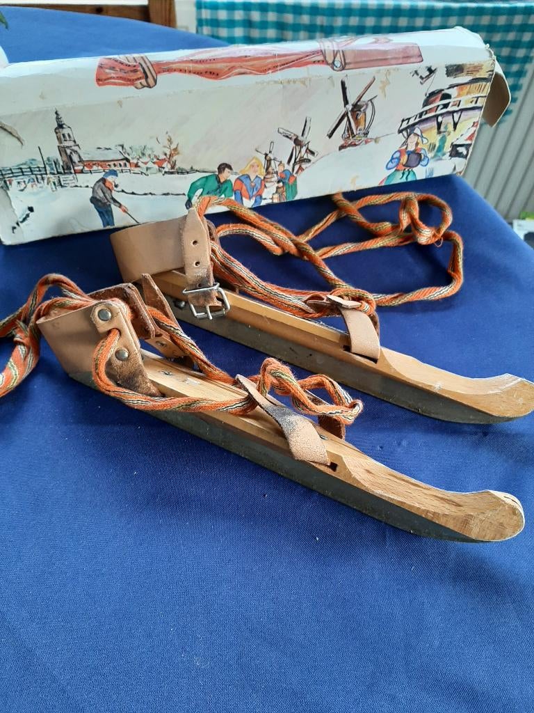 Kinderschaatsen  Houten Friese doorlopers, Overige merken, Gebruikt, Friese doorlopers, Ophalen of Verzenden
