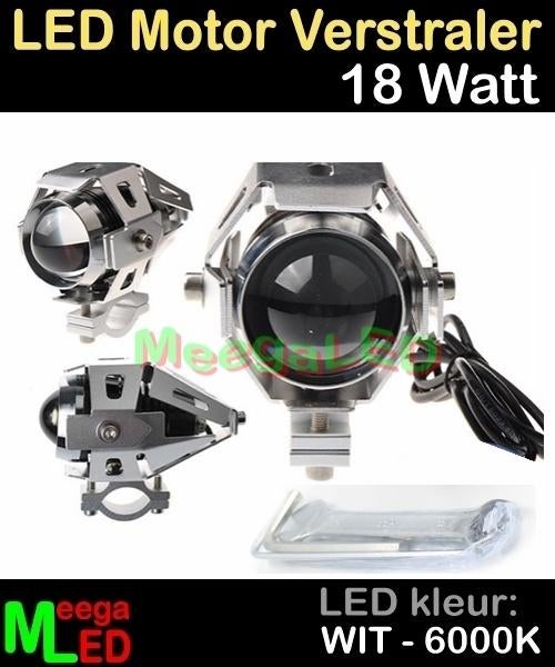 UITVERKOOP - LED Motor Verstraler 18 Watt CREE LED - 2 stuks, Ophalen of Verzenden