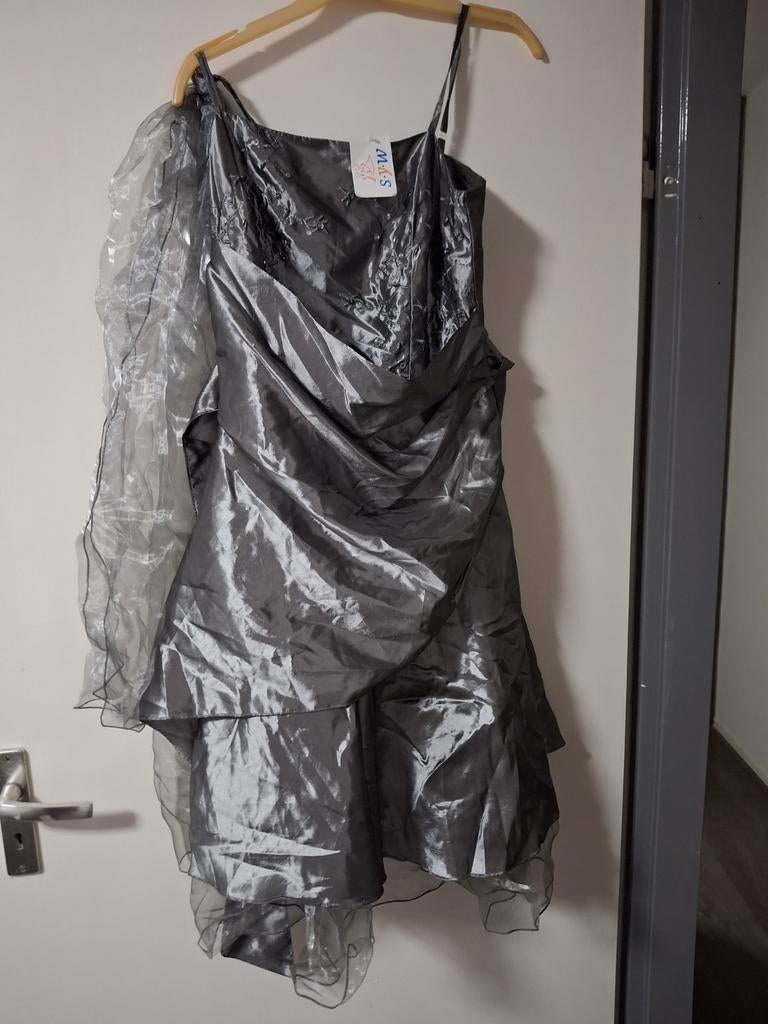 Nieuw galajurk maat 42, Galajurk, Blauw, Maat 42/44 (L), Nieuw