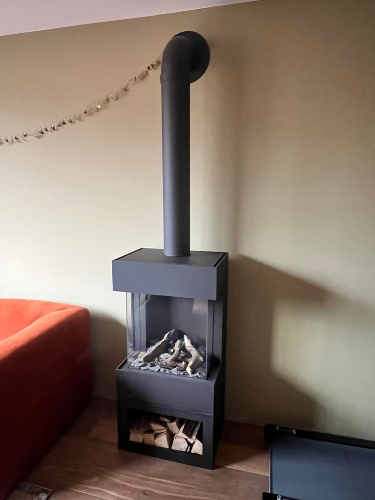 Bellfires Box Gas Panorama 45/45 MF Gaskachel, Ophalen, Gas, Nieuw, Vrijstaand