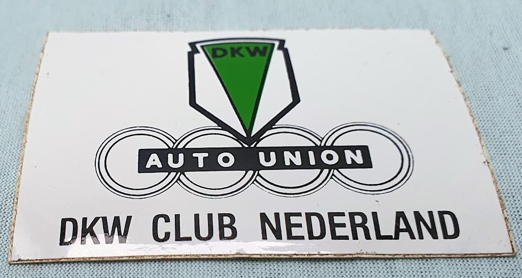 Dkw club NL sticker, Verzenden, Zo goed als nieuw, Auto's