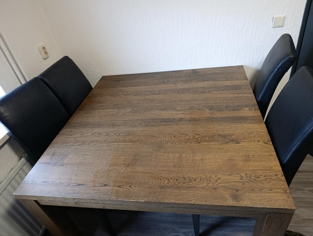 Eettafel, 200 cm of meer, Zo goed als nieuw, Rechthoekig, 50 tot 100 cm