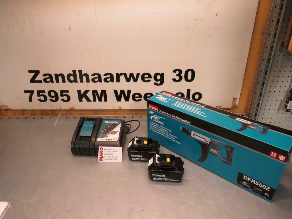 Makita DFR550 18V accu schroefautomaat / bandschroefmachine, Ophalen of Verzenden, Nieuw