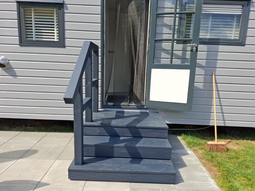 Chalet opstap, Tinyhouse, Caravanopstap, Recreatiewoning, Ophalen of Verzenden