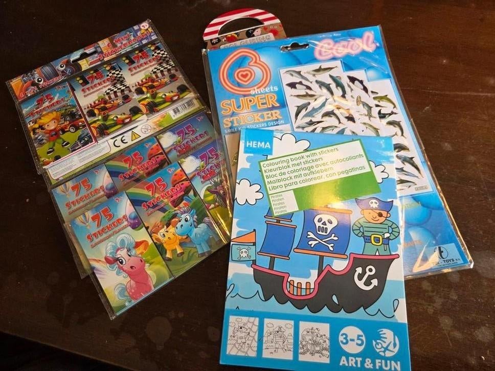 Stickerpakket, Hobby en Vrije tijd, Ophalen of Verzenden, Nieuw, Plaatje