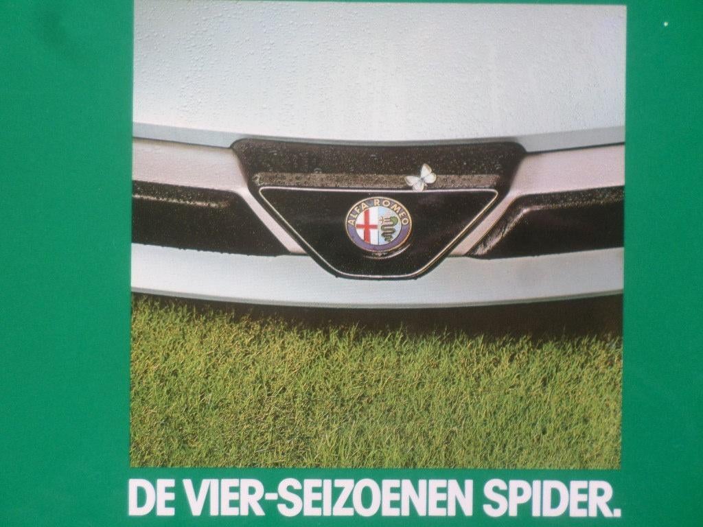 Alfa Romeo Spider 1983 Brochure, Ophalen of Verzenden, Zo goed als nieuw, Alfa Romeo