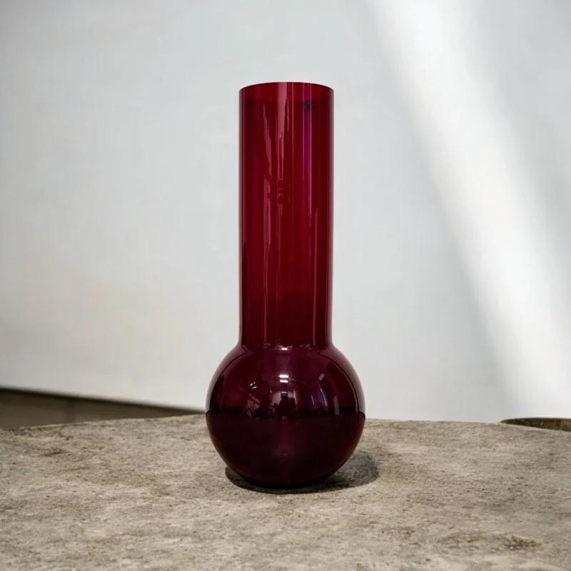 Ikea vaas van glas 2x, Overige kleuren, Verzenden, Minder dan 50 cm, Glas