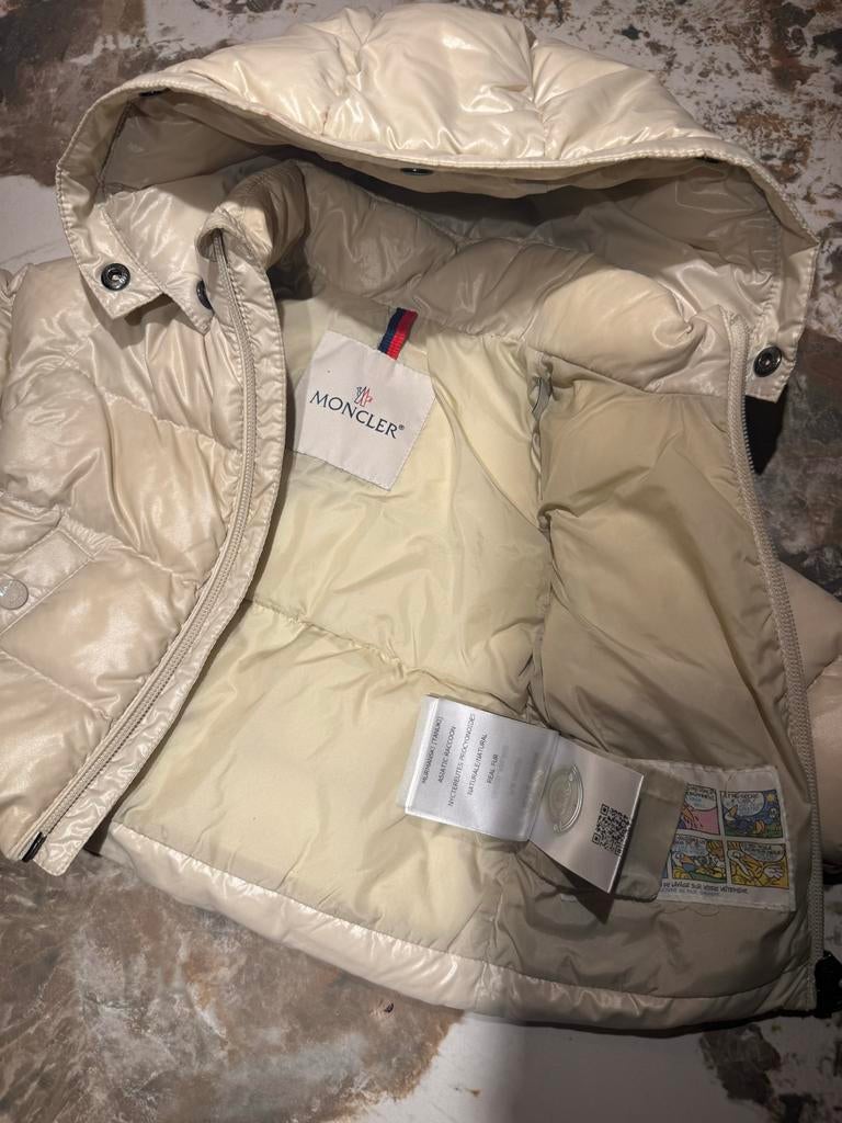 Moncler jas baby 0-3 maanden, Ophalen of Verzenden, Zo goed als nieuw, Jongetje of Meisje, Jasje