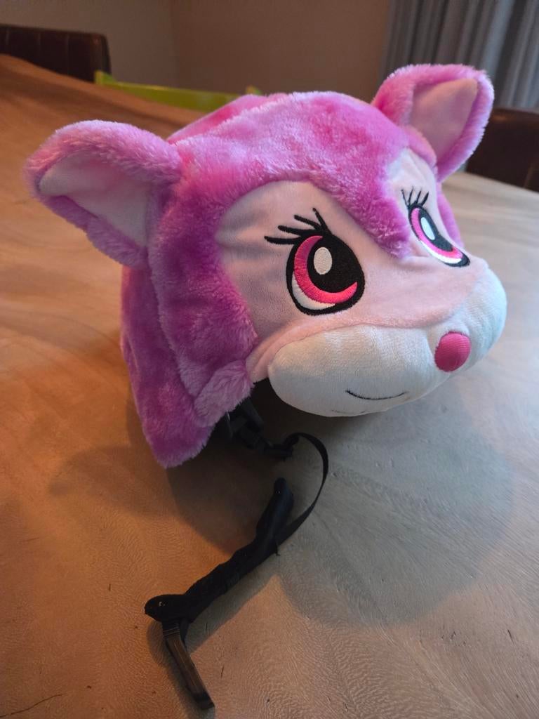 Helmcover voor ski- of snowboard helm. Roze Panter, Overige merken, Overige typen, Ophalen of Verzenden, Zo goed als nieuw