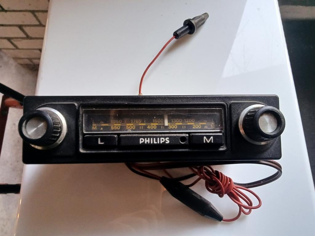 Vintage Philips Autoradio AN 160/98, Auto diversen, Ophalen of Verzenden, Gebruikt