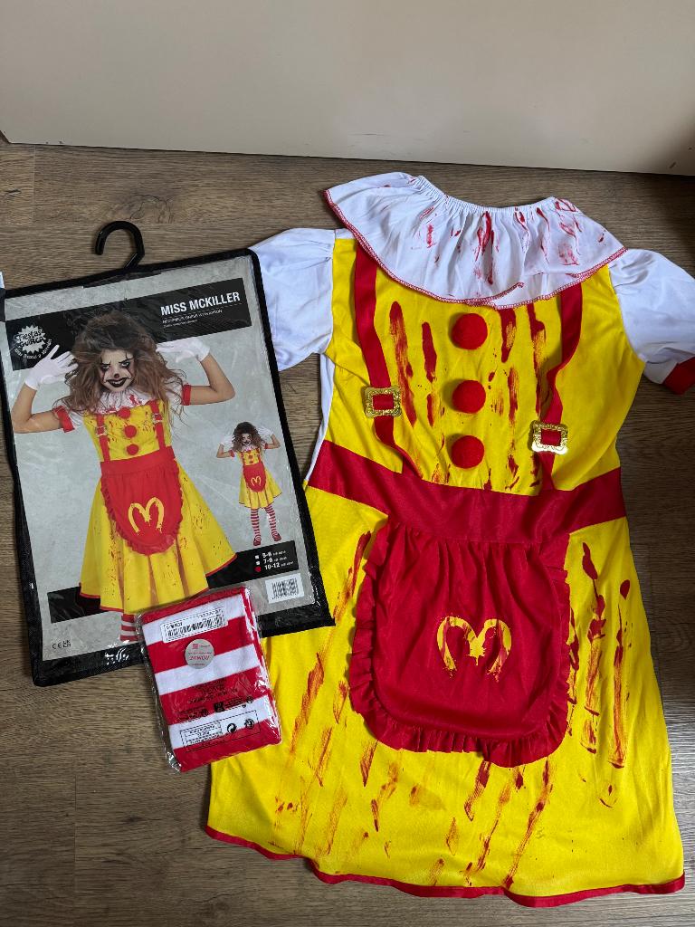 Carnaval kind 10-12 jaar, Ophalen of Verzenden, Zo goed als nieuw, 146 t/m 152, Meisje